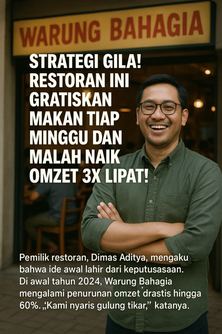 Crazy Strategy! This Restaurant Offers Free Meals Weekly and Triples Revenue