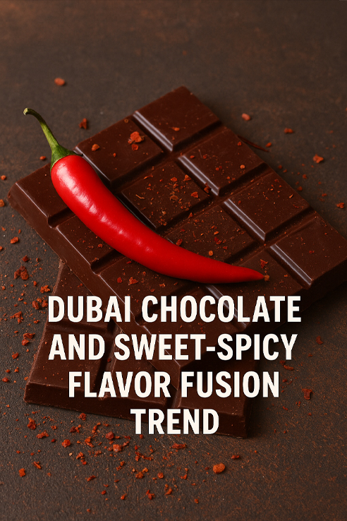 Dubai Chocolate and Sweet-Spicy Flavor Fusion Trend
