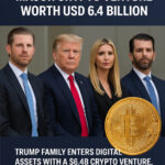Trump Family launches major crypto venture worth USD 6.4 billion