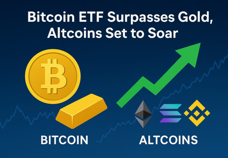 Bitcoin ETF Surpasses Gold, Altcoins Set to Soar