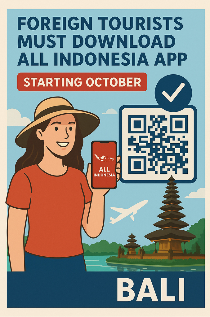 Foreign Tourists Must Download All Indonesia App