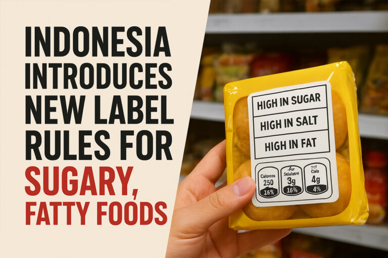Indonesia Introduces New Label Rules for Sugary, Fatty Foods