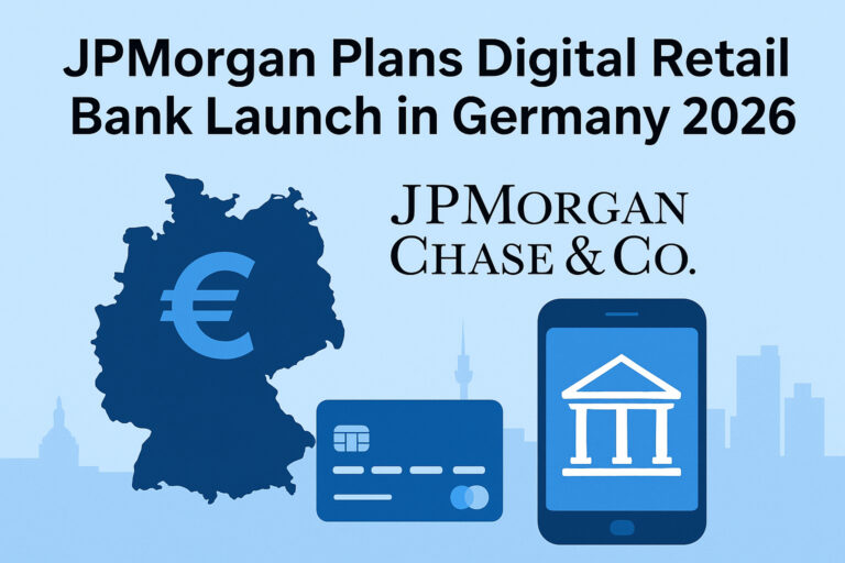 JPMorgan Plans Digital Retail Bank Launch in Germany 2026