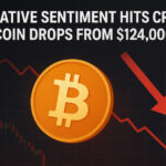 Negative Sentiment Hits Crypto: Bitcoin Drops from $124,000 Peak