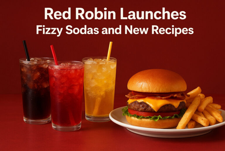 Red Robin Launches Fizzy Sodas and New Recipes
