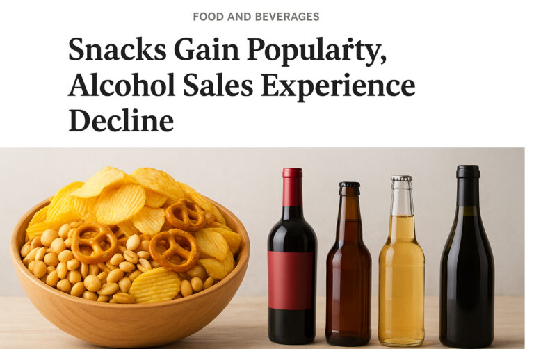 Snacks Gain Popularity, Alcohol Sales Experience Decline