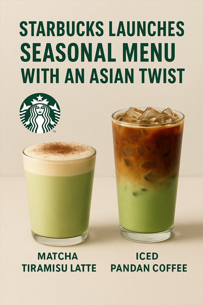 Starbucks Launches Seasonal Menu with an Asian Twist