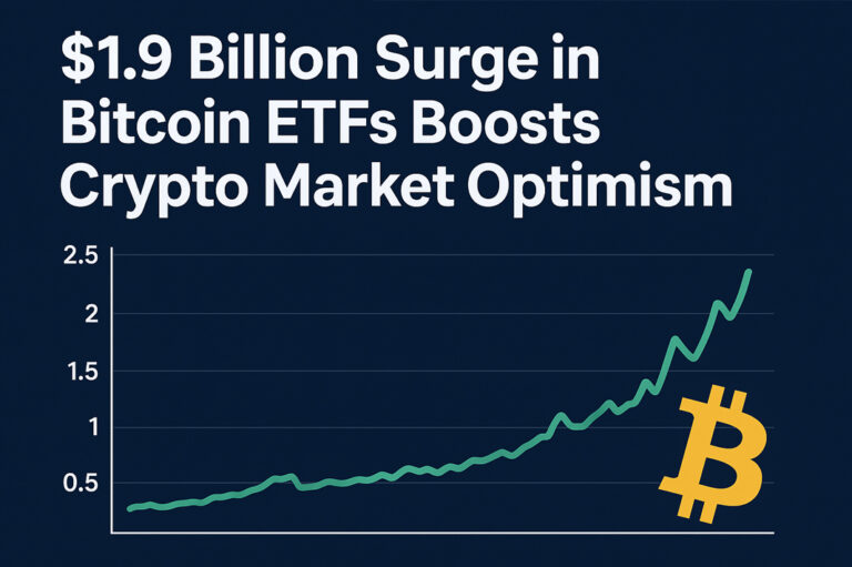 $1.9 Billion Surge in Bitcoin ETFs Boosts Crypto Market Optimism