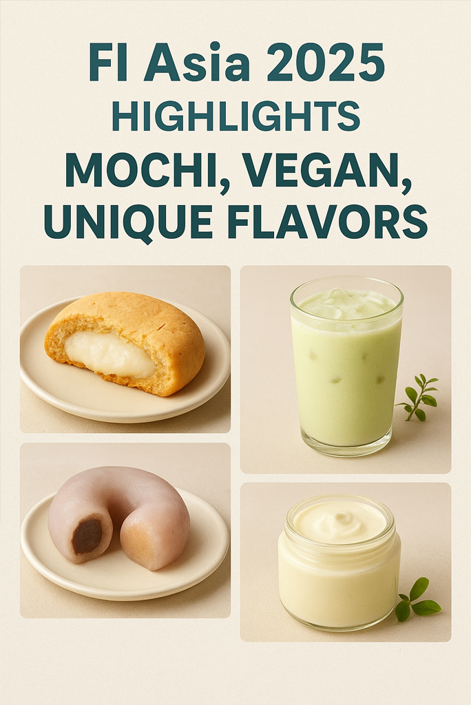 FI Asia 2025 Highlights Mochi, Vegan, Unique Flavors