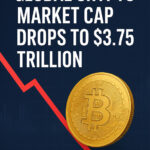Global Crypto Market Cap Drops to $3.75 Trillion