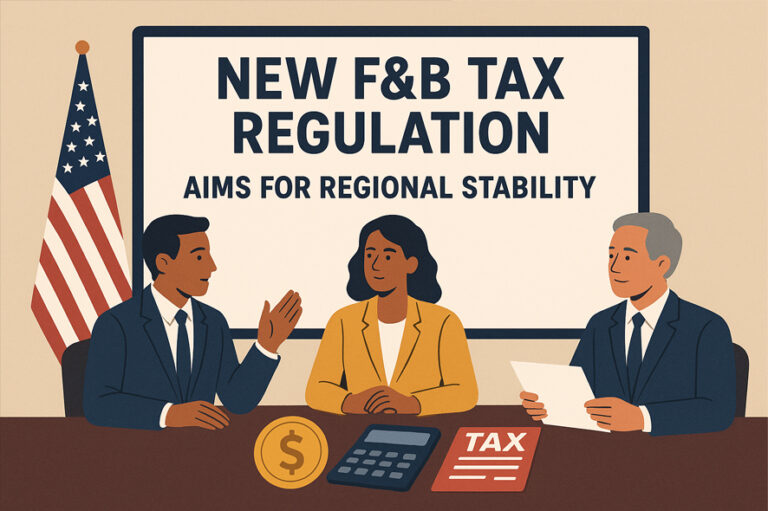 New F&B Tax Regulation Aims for Regional Stability
