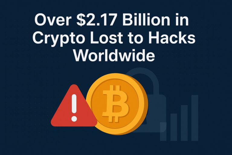 Over $2.17 Billion in Crypto Lost to Hacks Worldwide