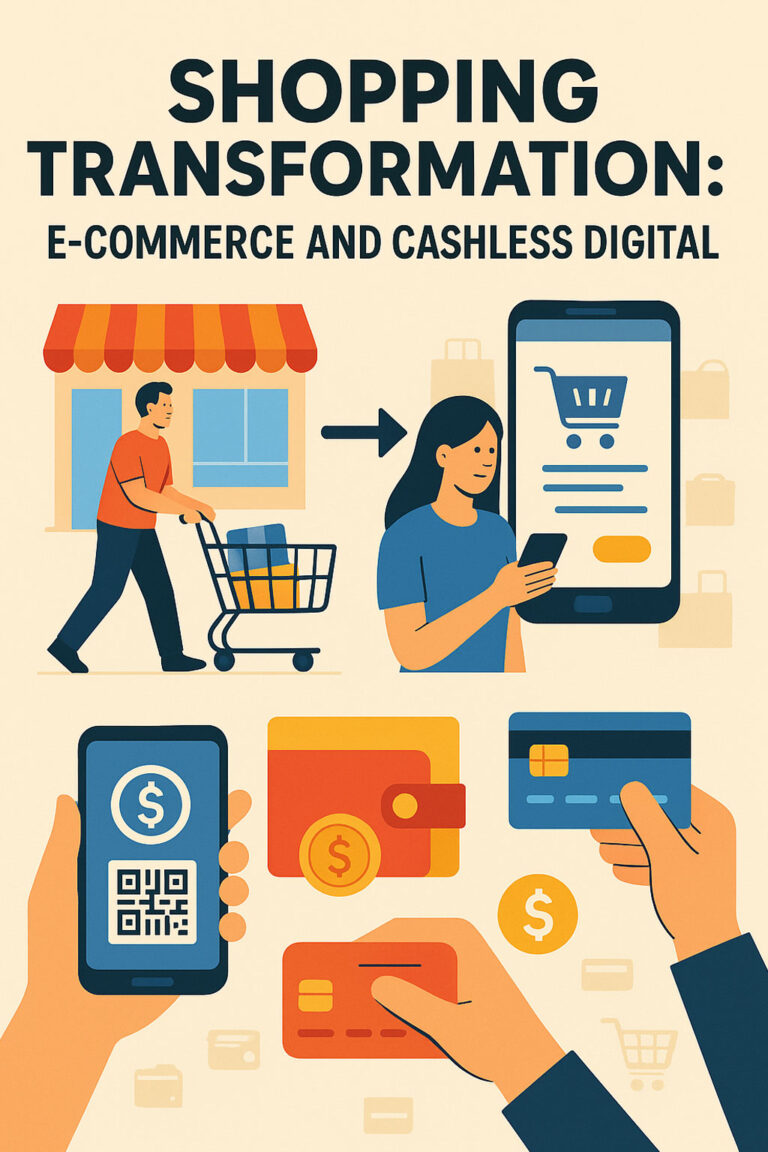 Shopping Transformation: E-Commerce and Cashless Digital
