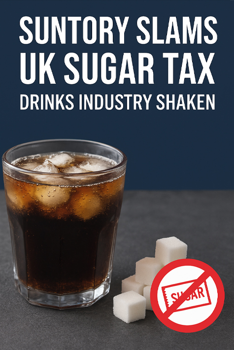 Suntory Slams UK Sugar Tax, Drinks Industry Shaken