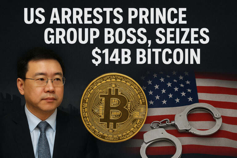 US Arrests Prince Group Boss, Seizes $14B Bitcoin